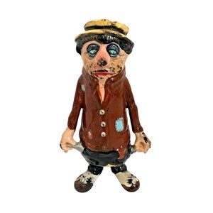 Vintage Kreiss Elegant Heirs Figurine Hobo Brown jacket